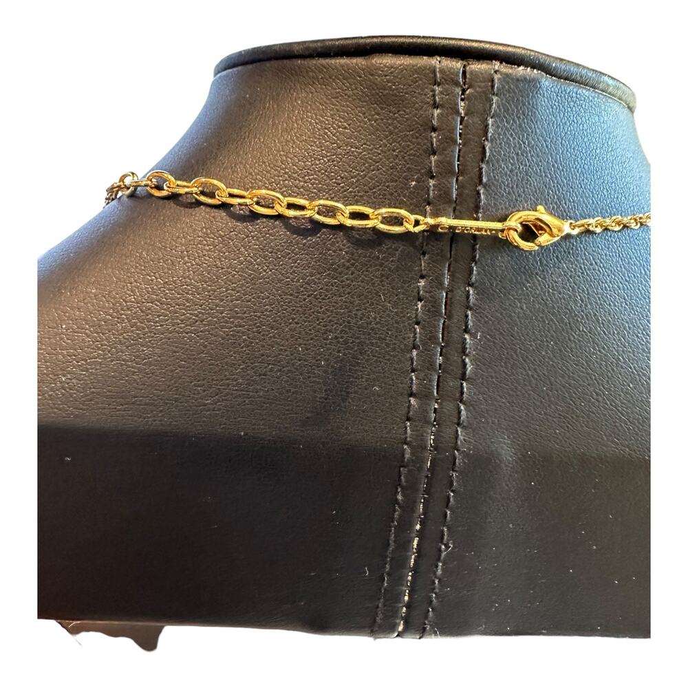 D'orlan Vintage Buried Treasure Rhinestone Pendant Necklace - Picture 6 of 7